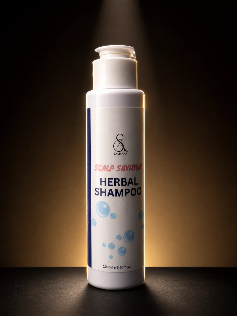 Scalp Saviour Herbal Shampoo – Anti Hair Fall & Dry Frizzy Hair Treatment | Salmara